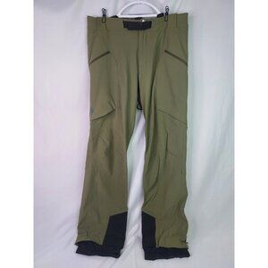 Black Diamond Dawn Patrol Softshell Ski Pants Olive Green Men's Sz Med